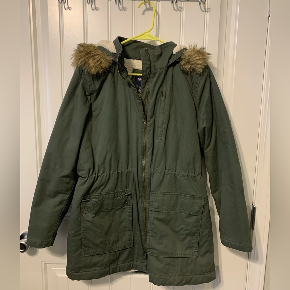 Army green Gap jacket